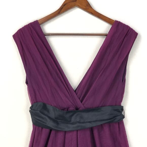 Anthropologie Moulinette Soeurs Tickled Plum Tulle Dress Women’s SZ 8 EUC - Picture 6 of 16